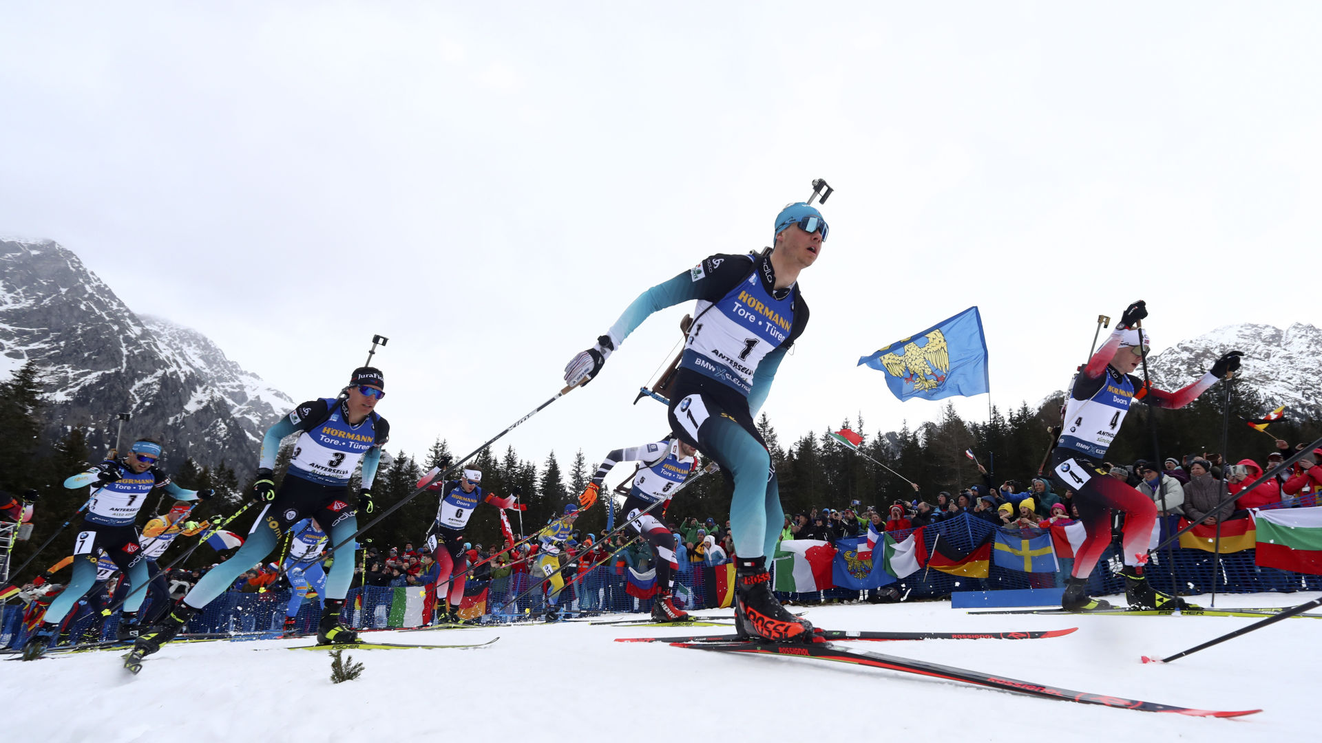 APTOPIX Italy Biathlon World Championships